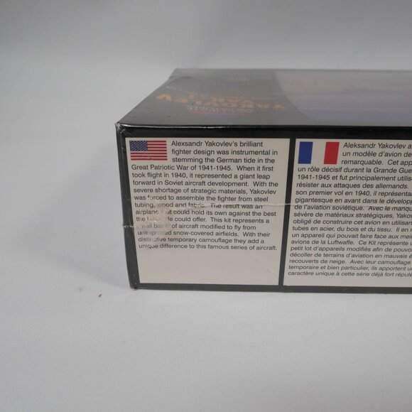 Accurate Miniatures Yakovlev Yak-1 1/48 Model Kit Soviet WWII Ski Equipped NIB - Picture 4 of 5